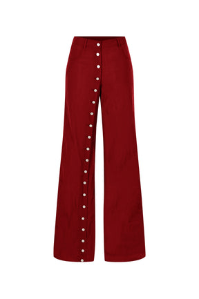 Magnet of Scandal Pants in Burgundy