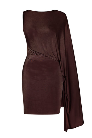 Walk Away Dress Brown