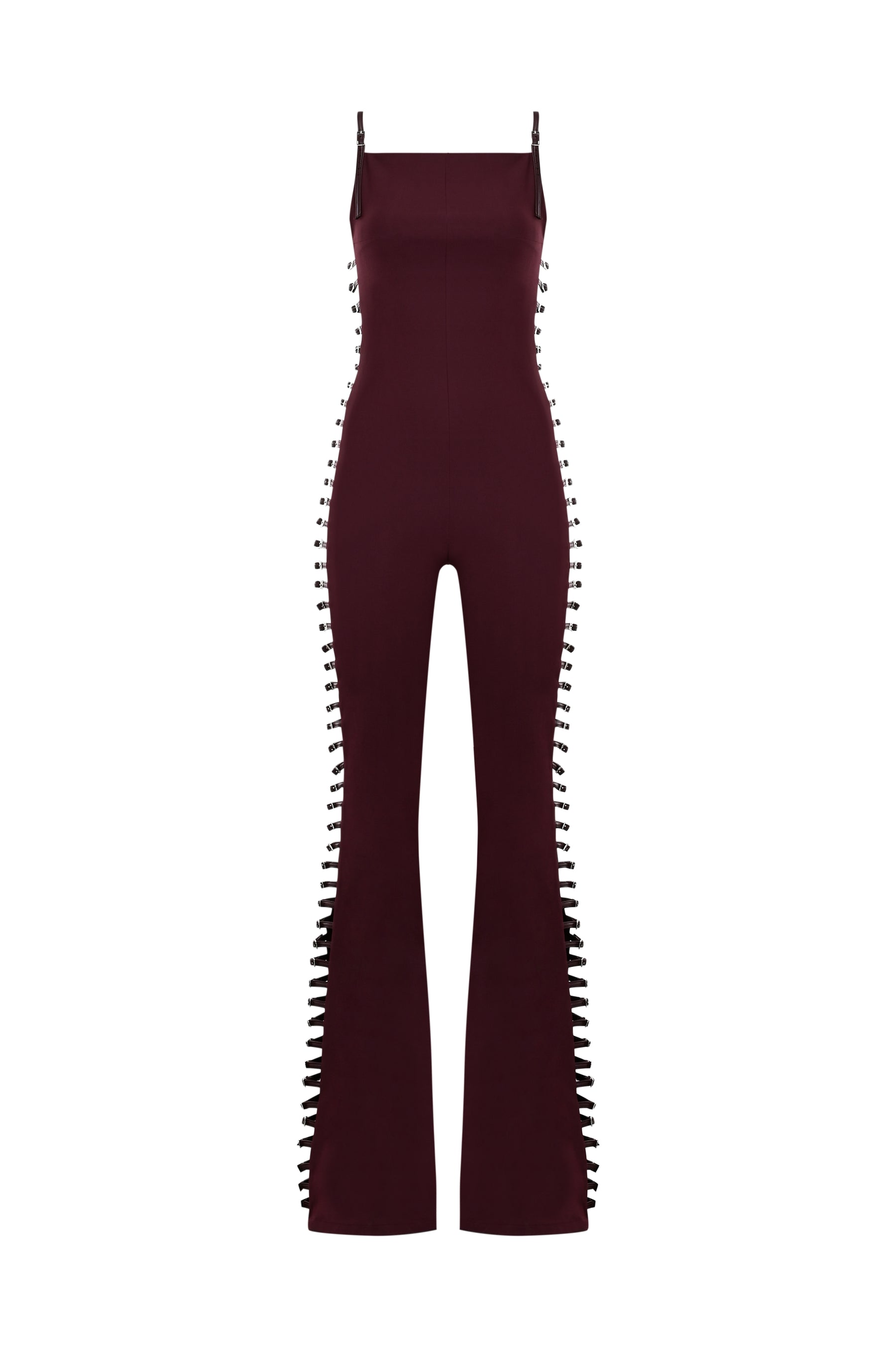 Provocatrix Jumpsuit in Burgundy