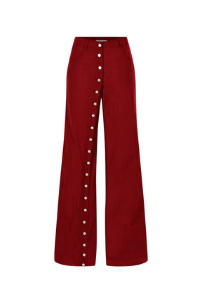 Magnet of Scandal Pants in Burgundy