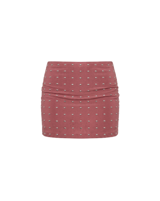 STAY TOXIC SKORT WITH STUDS