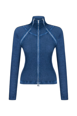 Transient Top in Indigo