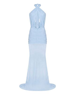 Forbidden Fruit Dress in Baby Blue