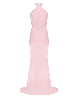 Forbidden Fruit Dress in Baby Pink