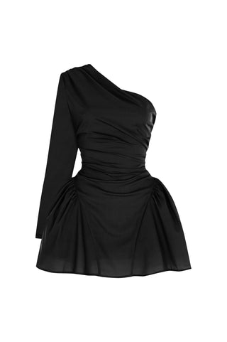 HERE SHE IS DRESS IN BLACK