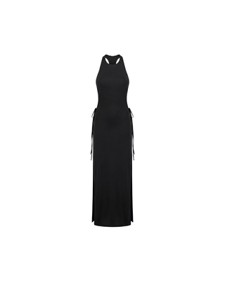 ALL EYES DRESS IN BLACK