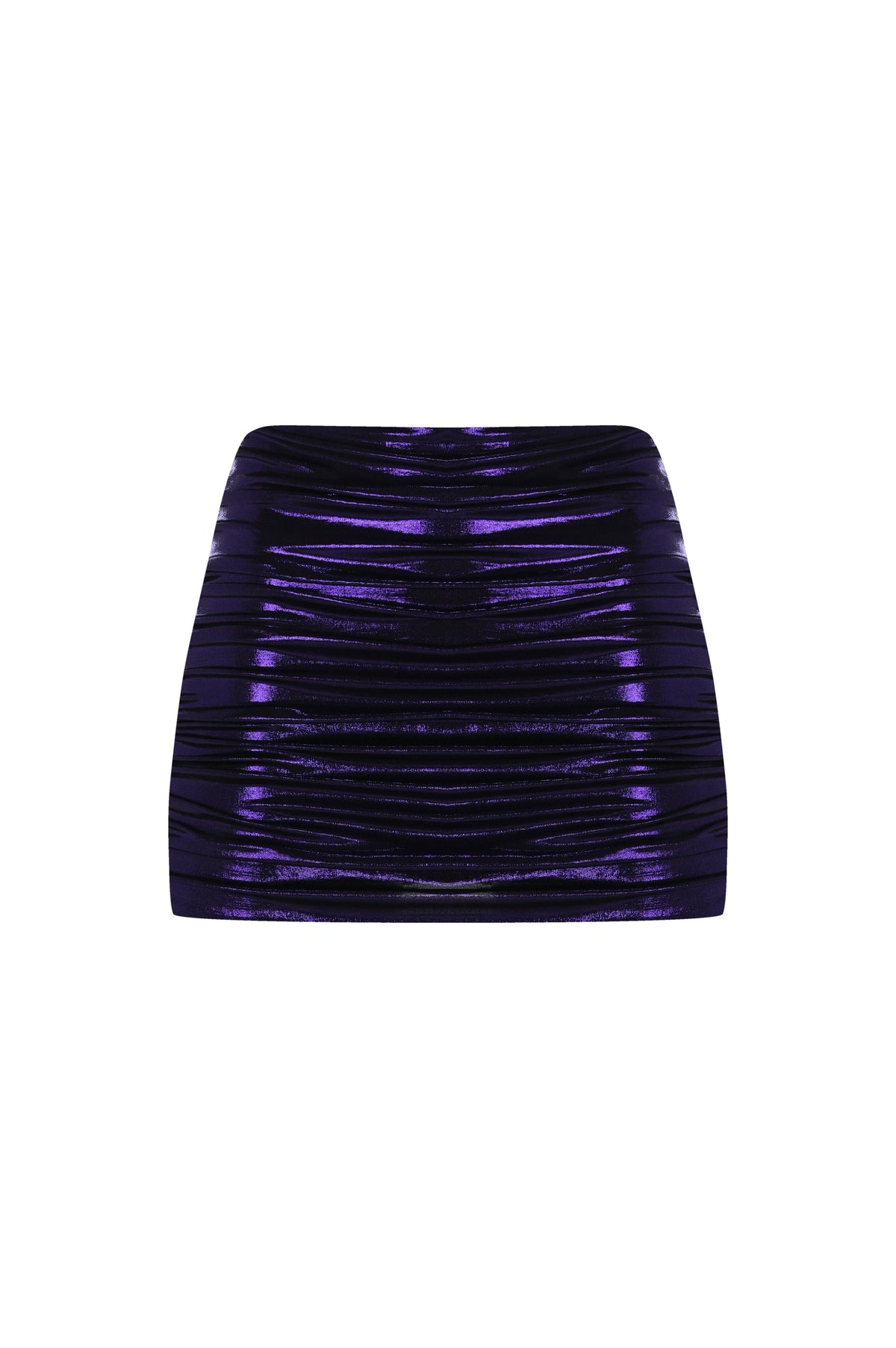 After Party Metallic Skirt in Purple