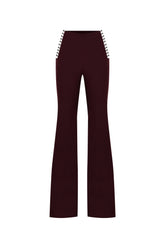 Power Trip Pants in Burgundy