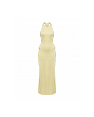 ALL EYES DRESS IN BUTTER YELLOW