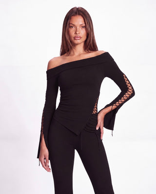 Khela No Scrubs Top women's top with decorative string detailing