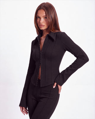 Khela Pintuck Detail Top women's top with decorative pintuck stitching