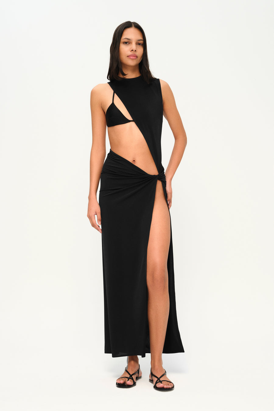 HOT STREAK DRESS IN BLACK