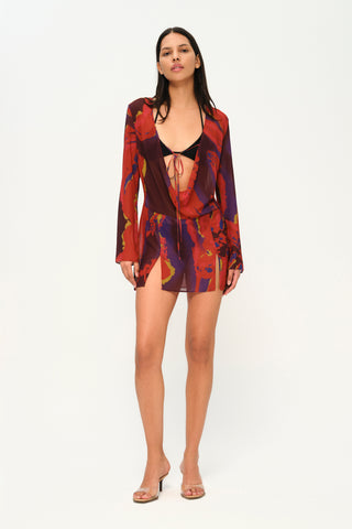 No Rush Dress in Flower Print
