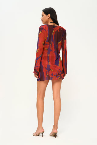 No Rush Dress in Flower Print