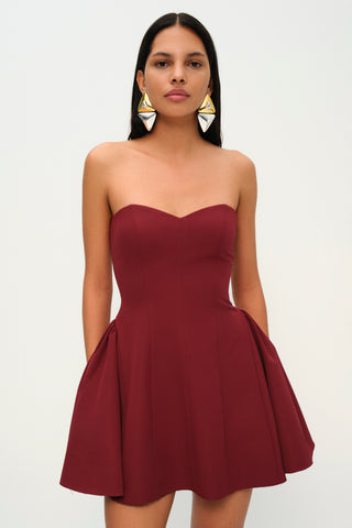 Crush Chronicles Dress in Burgundy