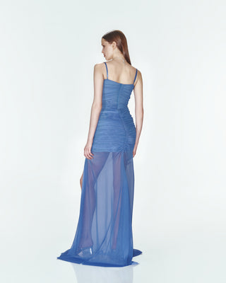 Rolling in Love Gown in Indigo