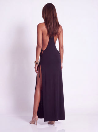 ALL EYES DRESS IN BLACK