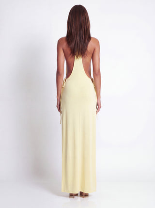 ALL EYES DRESS IN BUTTER YELLOW