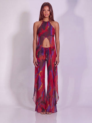 WHO IS SHE TOP IN FLOWER PRINT