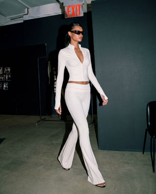 BAD DECISION LONG SLEEVE TOP OFF-WHITE