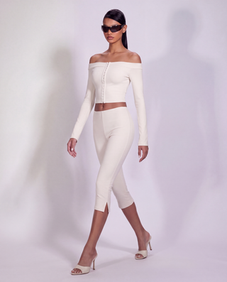 HOOKED UP TOP OFF-WHITE