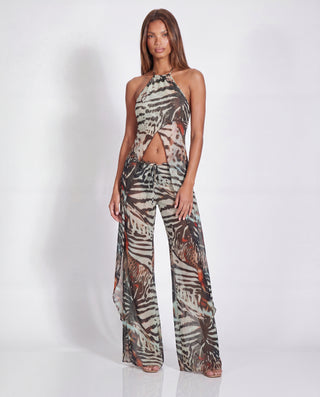 WHO IS SHE PANTS IN ANIMAL PRINT