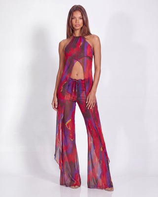 WHO IS SHE TOP IN FLOWER PRINT