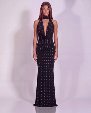 OBSESSED WITH ME MAXI DRESS IN BLACK