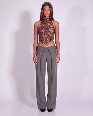 SAY NO MORE BEADED TOP
