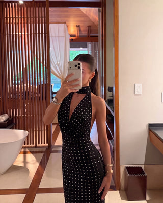 OBSESSED WITH ME MAXI DRESS IN BLACK