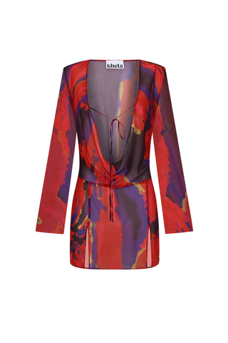 No Rush Dress in Flower Print