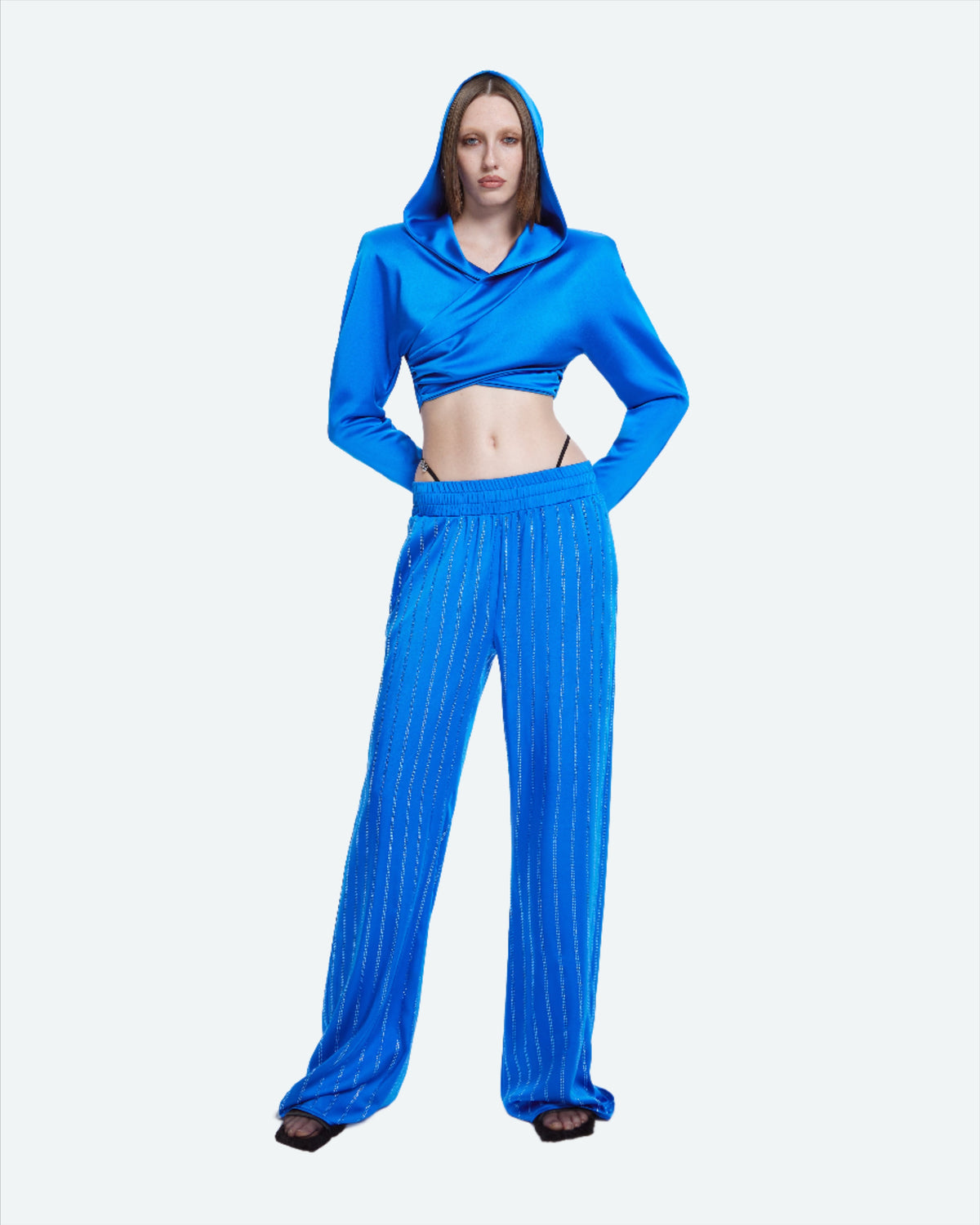 Luminescent Crystal Pant in Blue