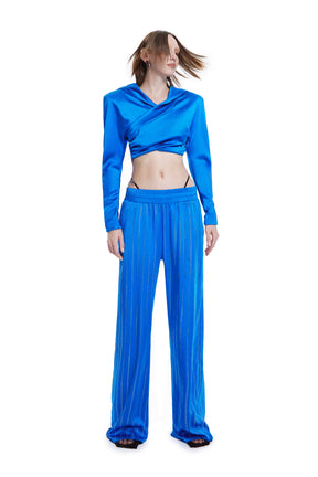 Luminescent Crystal Pant in Blue