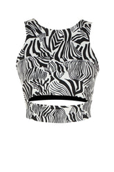 Peekaboo Bra Zebra